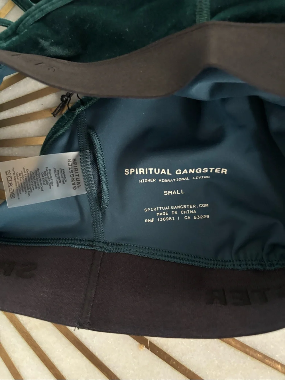 NWT Spiritual Gangster Matching Velour Set